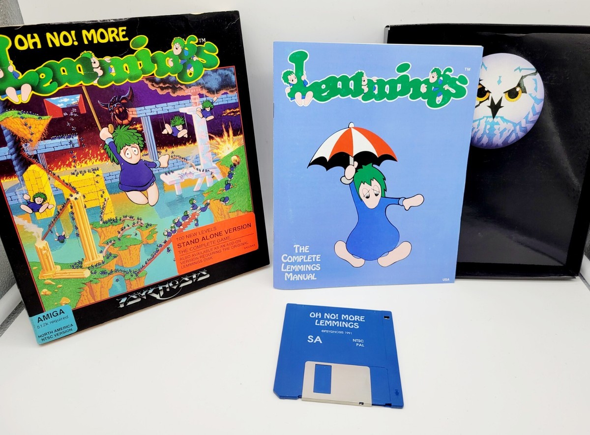Amiga Big Box Oh No More Lemmings Stand Alone Version