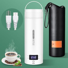 Travel Electric Kettle Portable Small Mini Tea Coffee Kettle Water Boiler,