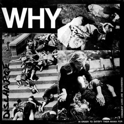Discharge - Why LP CLASH THE EXPLOITED VARUKERS G.B.H. EXTREME NOISE TERROR