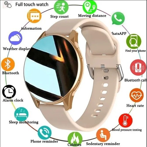 Smart Watch Uomo Donna Fitness Tracker Pressione Sanguigna Frequenza Cardiaca Sport Orologi UK - Foto 2 di 24