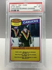 1980 O-Pee-Chee Hockey Canucks Scoring Leaders #128 PSA 9