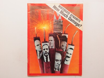 Time Magzine May 28 1973 Watergate Dynamite How Much Damage? 1M