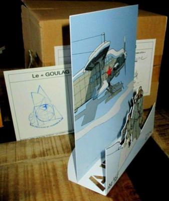Salma, Nathalie, Ex-libris sérigraphié signé, Le désert