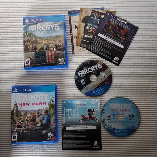 Sony PSP Far Cry 5 Completo Far Cry Nuevo Dawn Lote Videojuego Paquete Maduro Set