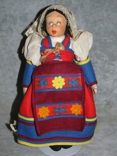 9 Lenci Mascotte Girl Provincial Costume 1930 s All Original Mint Cond 2 Tags