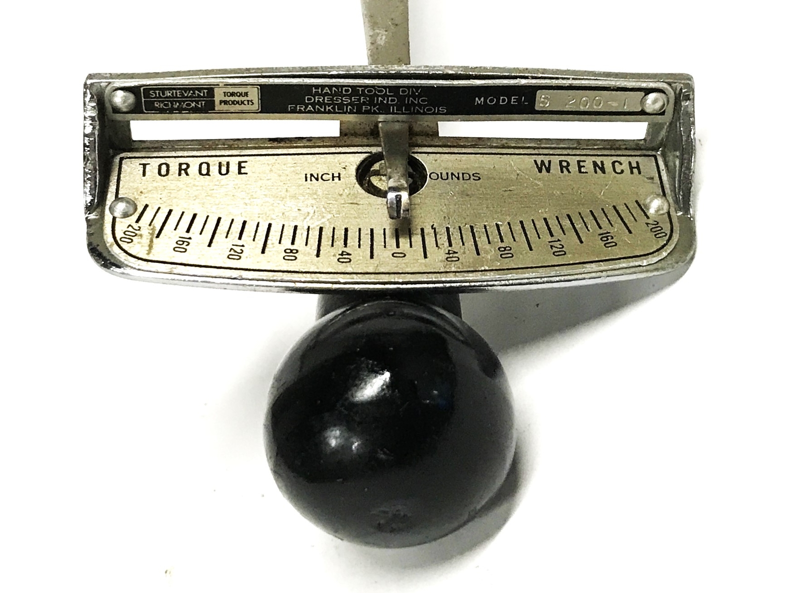 Sturtevant Richmont S Series 3/8 inch Flat Beam Torque Wrench S2001