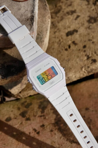 White Springtime β Modified Watch Based on Casio F-91W β White Digital Watch edc - Picture 11 of 11