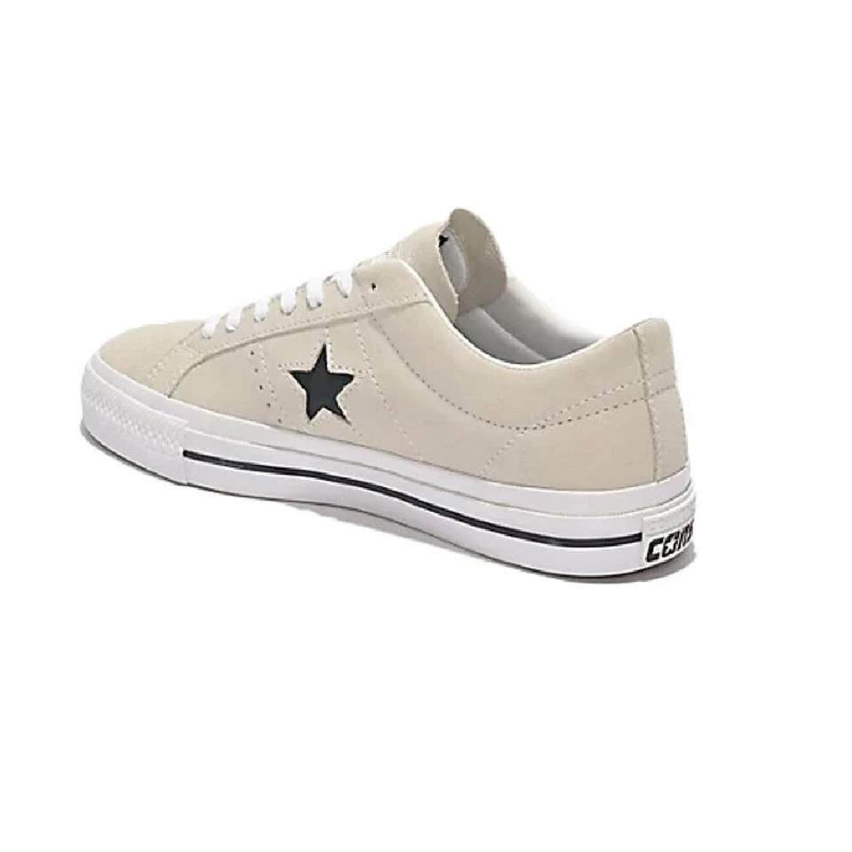 CONVERSE Unisex One Star Pro Egret Shoes | Malted | Black | White - image 3 of 4