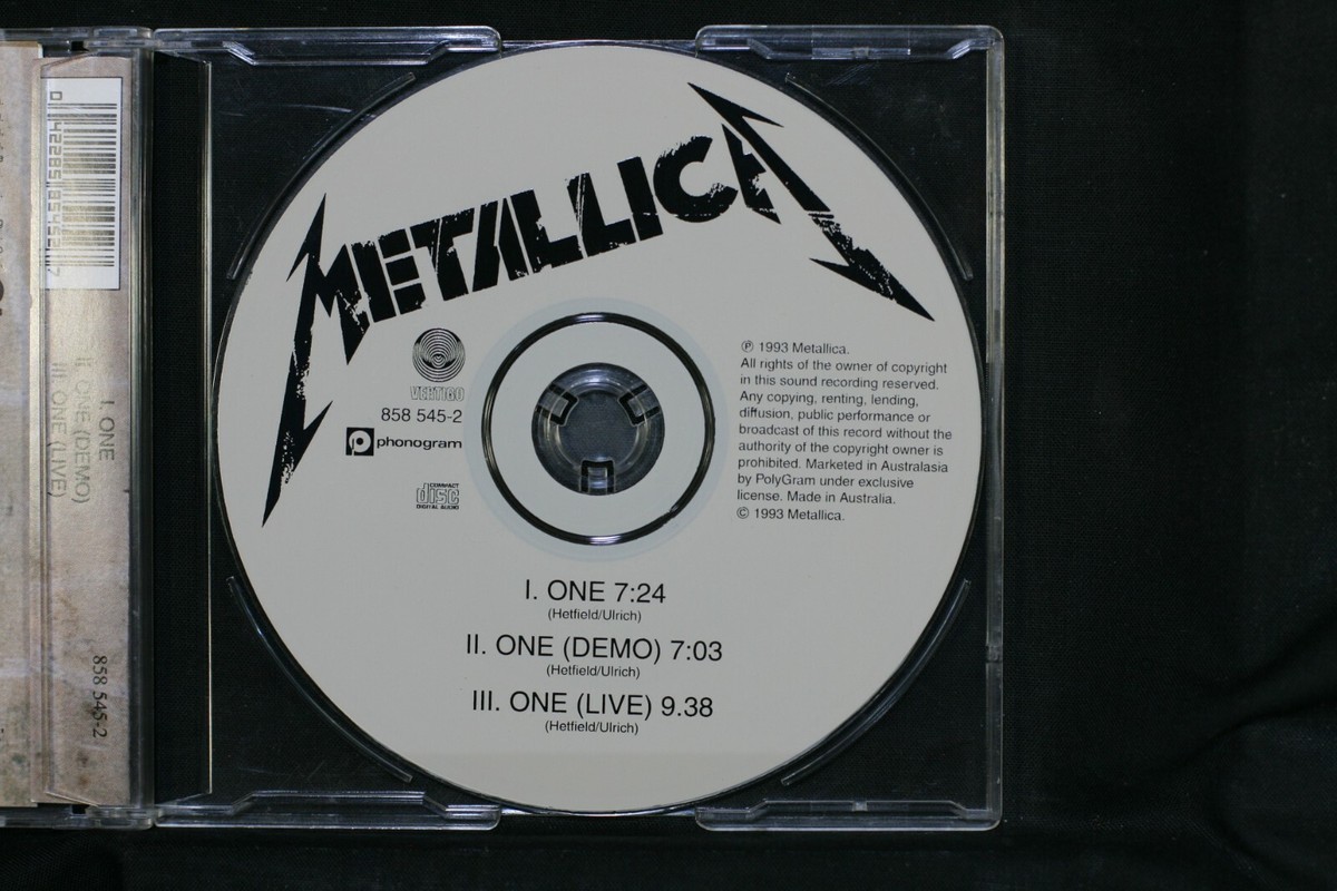 LLICA ONE シングル CD 見本版 Metallica ‎– One - Australian Release CD Single - CD (C994) | eBay