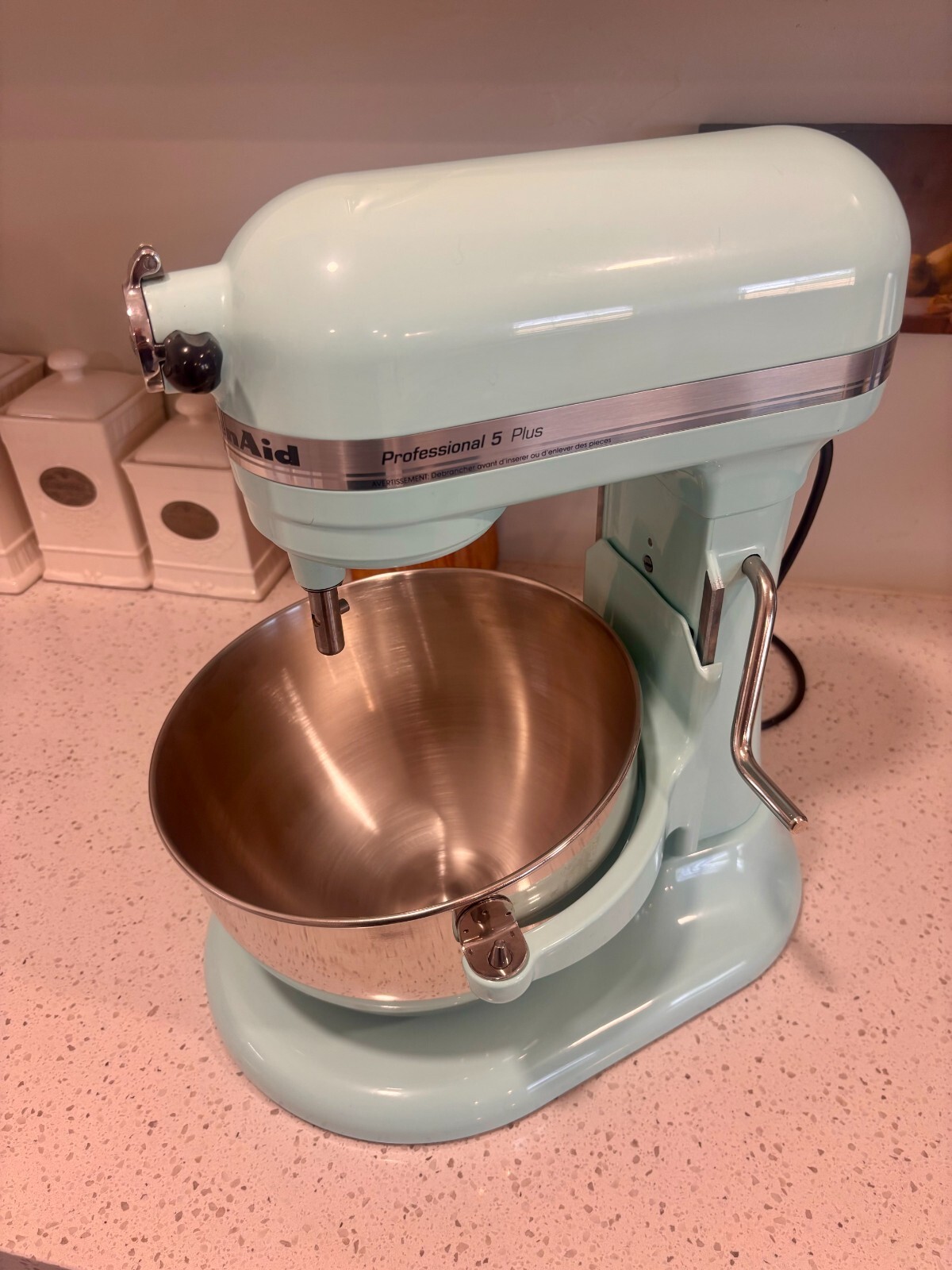 KitchenAid Professional 5 Plus Quart  Mixer Stainless Ice Blue