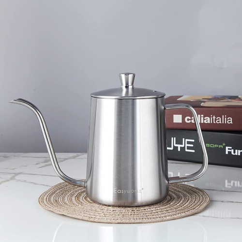Gage Gooseneck Pour Over Coffee Kettle 20 oz Stainless Steel Hand Drip Long N... - Picture 4 of 9