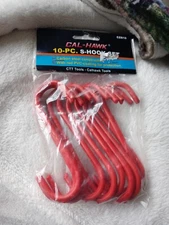 CAL-HAWK 10 PIECE CARBON STEEL PVC COATED S-HOOK SET NEW CZS10