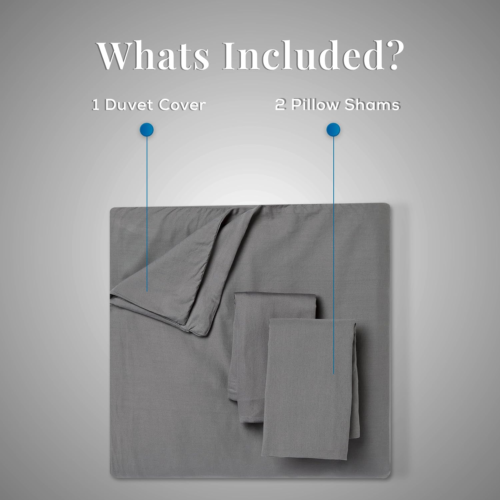 100% Egyptian Cotton Duvet Cover Full/Queen Size - 600 Thread Count 3 PC Queen S - Picture 3 of 7