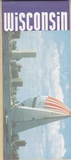 1987-88 Official State Issue  Road Map Of Wisconsin