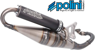Polini Team Scooter Exhaust FOR Minarelli Horizontal 50cc-70cc Nitro Zuma  Sr50