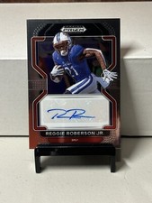 2022 Panini Prizm Draft Picks Reggie Roberson Jr. Rookie AUTOGRAPH SMU Titans