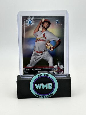 SANDY ALCANTARA 2017 Bowman Chrome 1st TRUE …