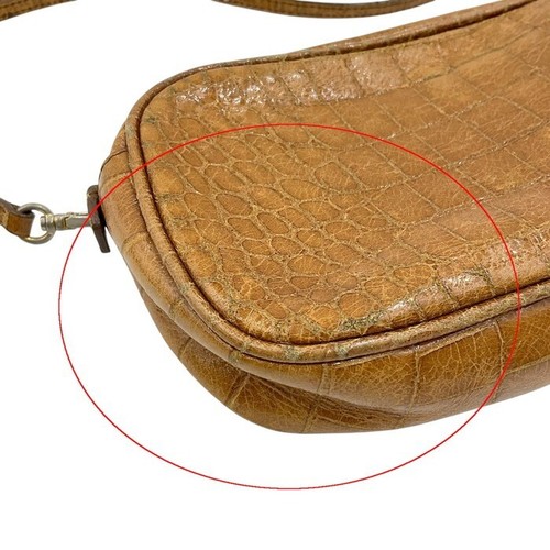 MIU MIU Schultertasche Crossbody Logo Leder braun echt JAPAN - Bild 13 von 19