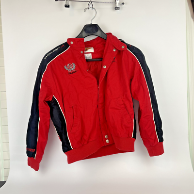 レーシングジャケット Dale Earnhardt Jr. ジャケット Dale Earnhardt Jr. #8 Racing Jacket – Boys 14/16 Embroidered