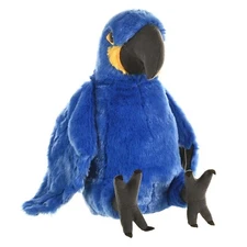 Wild Republic Cuddlekins Hyacinth Macaw 10 Inch Plush Figure NEW