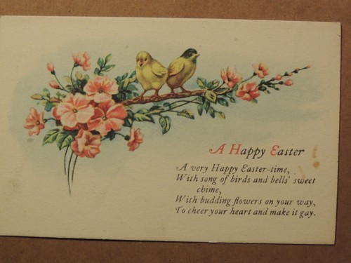 Choose One Vintage Easter Post Card, 13 Different Scenes of Chicks and Birds - Picture 4 of 13