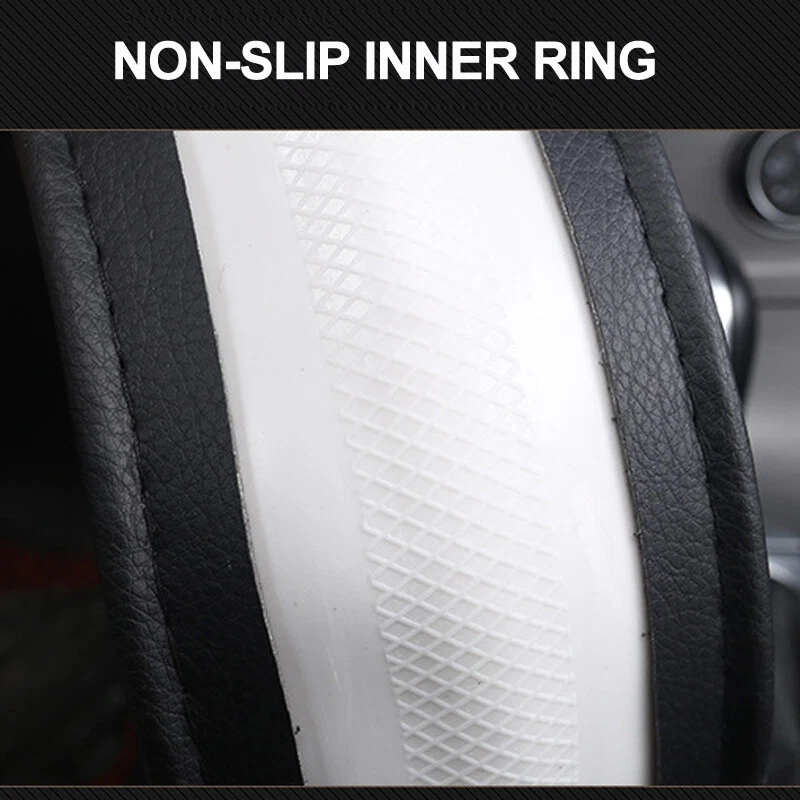 Cubierta del volante del coche tipo D para Nissan MAXIMA 2016-2019 para Leaf 2018 2019 Foto 3 de 4