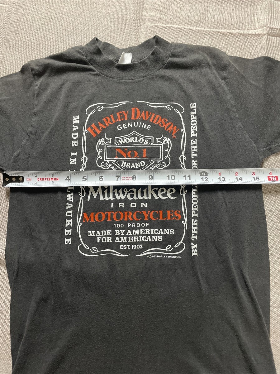 80s Harley Davidson スウェット　Jack Daniel's VINTAGE 80s RARE HARLEY DAVIDSON JACK DANIELS SINGLE STITCH