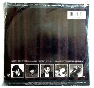 HUMAN LEAGUE - I'm Only Human 45 RPM Vinyl Record AM-2861 PICTURE