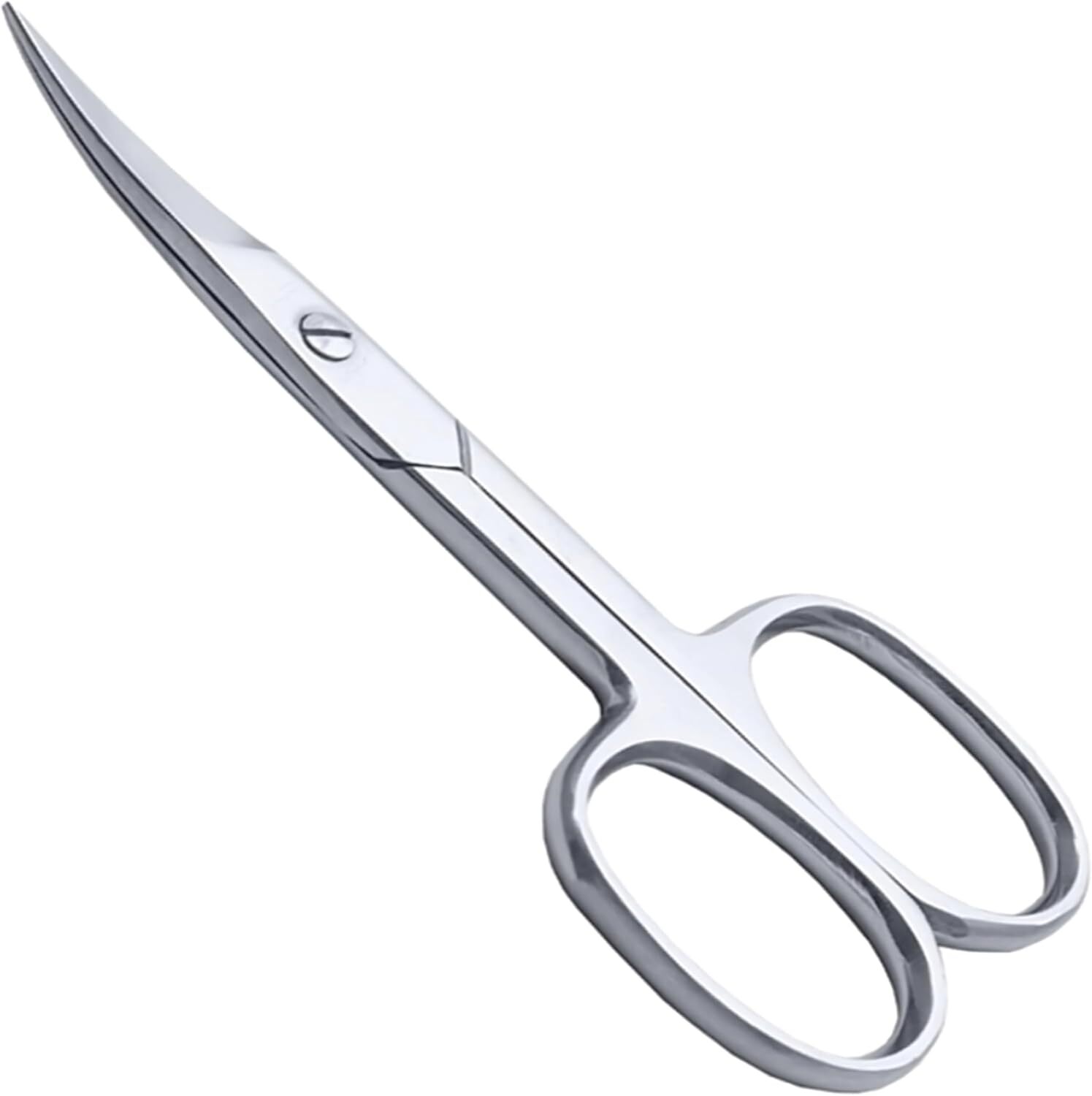 Curved Stainless Steel Nail & Eyebrow Scissors for Men and Women-image