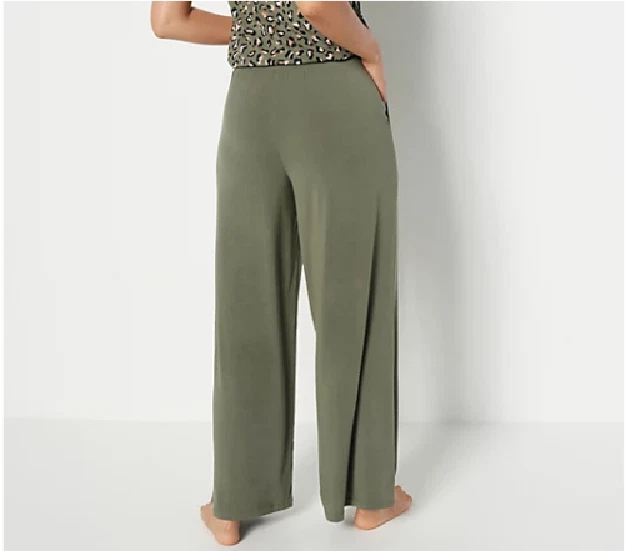 Cuddl duds top wide leg pants