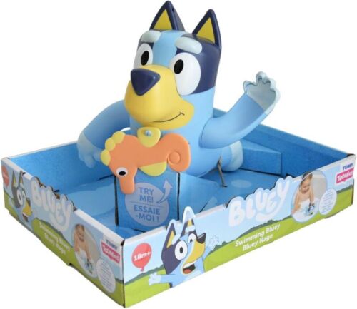 Tomy Toomies Swimming Bluey Bath Toy Brand New - Picture 1 of 1
