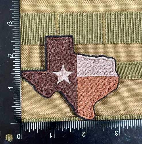 Texas Flag Patch Tactical Military Morale Hook Loop backed - Picture 4 of 29