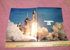 Columbia Space Shuttle Photos from Magazine 1982