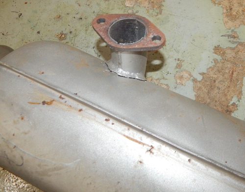 OEM 1970's PORSCHE 911 2.7 BISHOFF EXHAUST MUFFLER PIPE VINTAGE - Bild 9 von 11