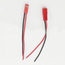 10 pairs JST 2-Pin connector plug 22AWG wire 10cm For RC BEC Li-Po Battery Parts