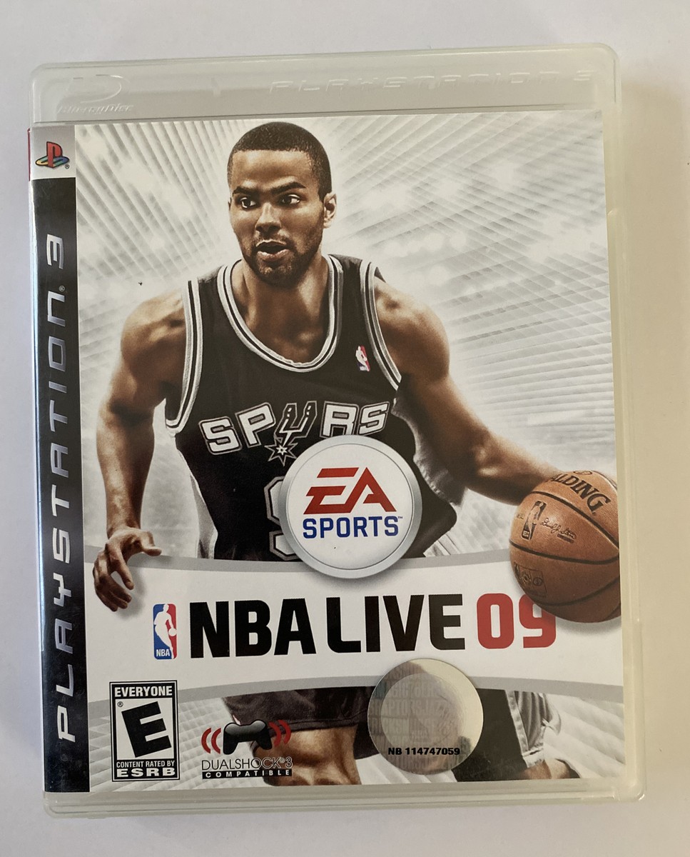 NBA Live 09 (Sony PlayStation 3, 2008) PS3 Tony Parker COMPLETE