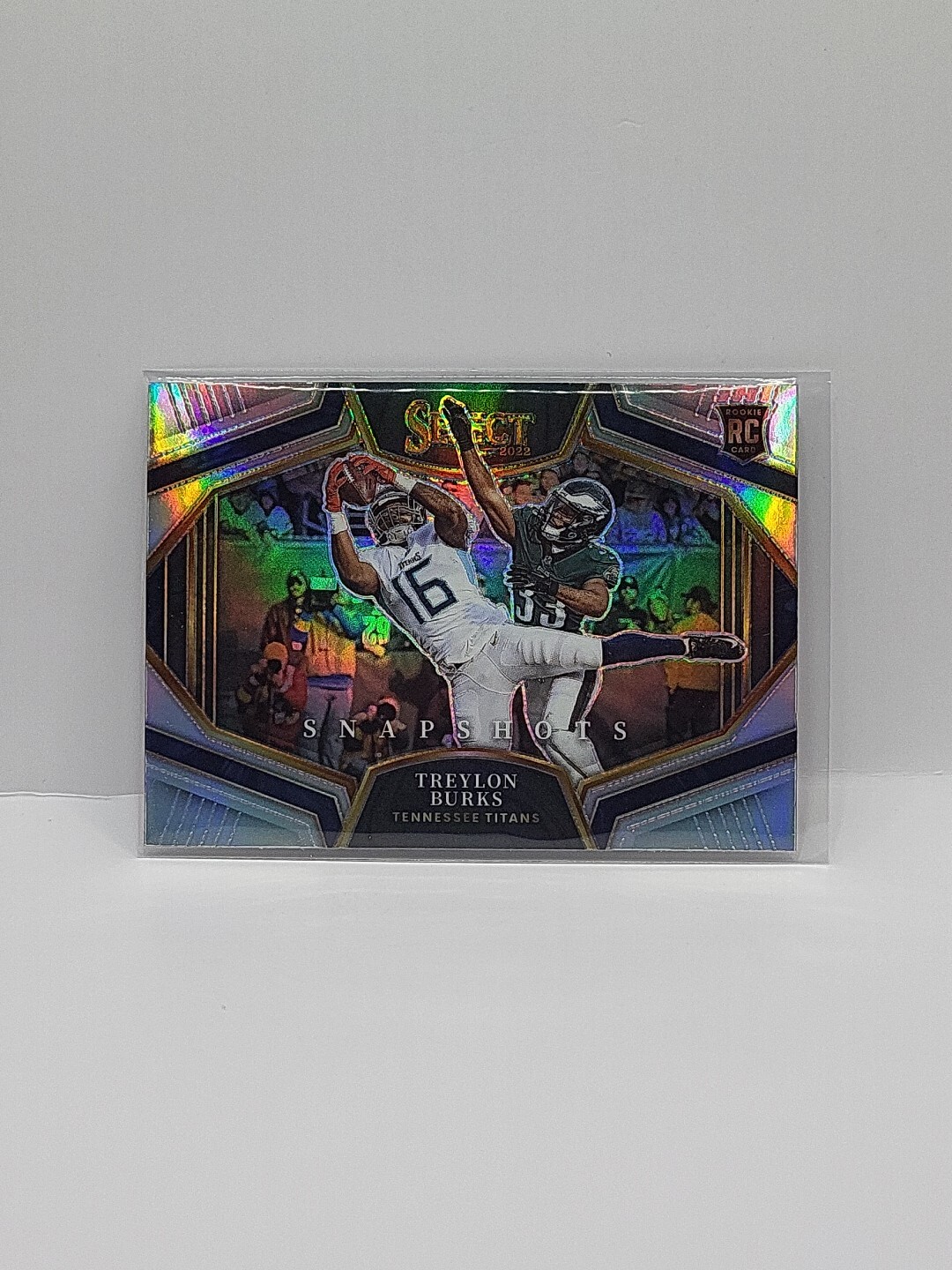 TREYLON BURKS    2022 PANINI SELECT #SS-22 SNAPSHOTS SILVER PRIZM ROOKIE CARD RC