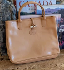 Vintage Longchamp Le Pliage Rozo Handbag Tote Bag