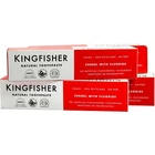 KINGFISHER FENNEL NATURAL TOOTHPASTE - with FLUORIDE - 100ml (Pack of 4)