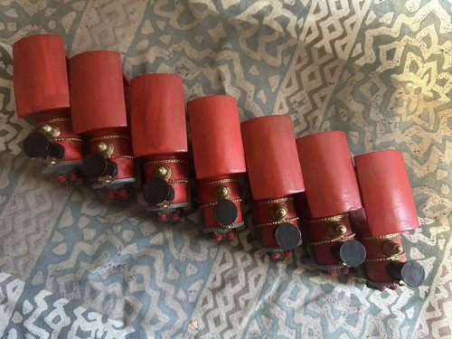 Handbemalte Keramik Zug Weihnachtsfigur - Bild 5 von 10