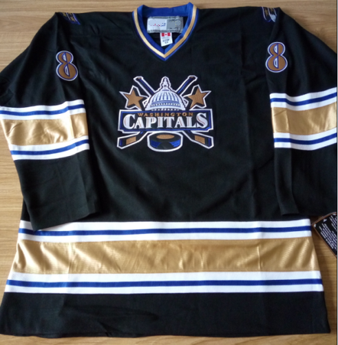 Capitals Black Alex Ovechkin Jersey M 