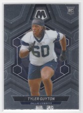 #329 Tyler Guyton 2024 Panini Mosaic Base RC Dallas Cowboys