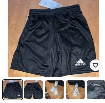 2~ Adidas Parma 16 Youth Soccer Shorts Size S Black AJ5892 Sports Primegreen NWT