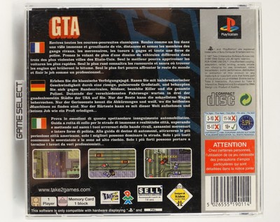 Grand Theft Auto Platinum - Sony PlayStation Game (Used, Very Good Condition)