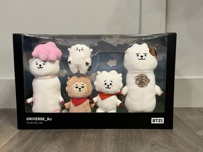 BT21 RJ ぬいぐるみ スタンディング　ジャンボ2体セット BT21 RJ Universe Plush Standing Doll Box Set New | eBay