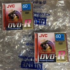 2 Sony DVD-R 60 Min. 2.8 GB New Old Stock Camcorder