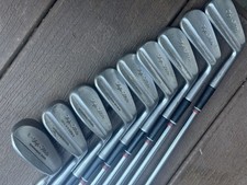 Spalding Golf Top-Flite Tournament Model Stainless 2-W Irons Original Leather
