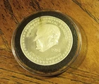 1981 Edward C Hardwood Sound Commercial Banking 1 oz Fine Silver Round Pure