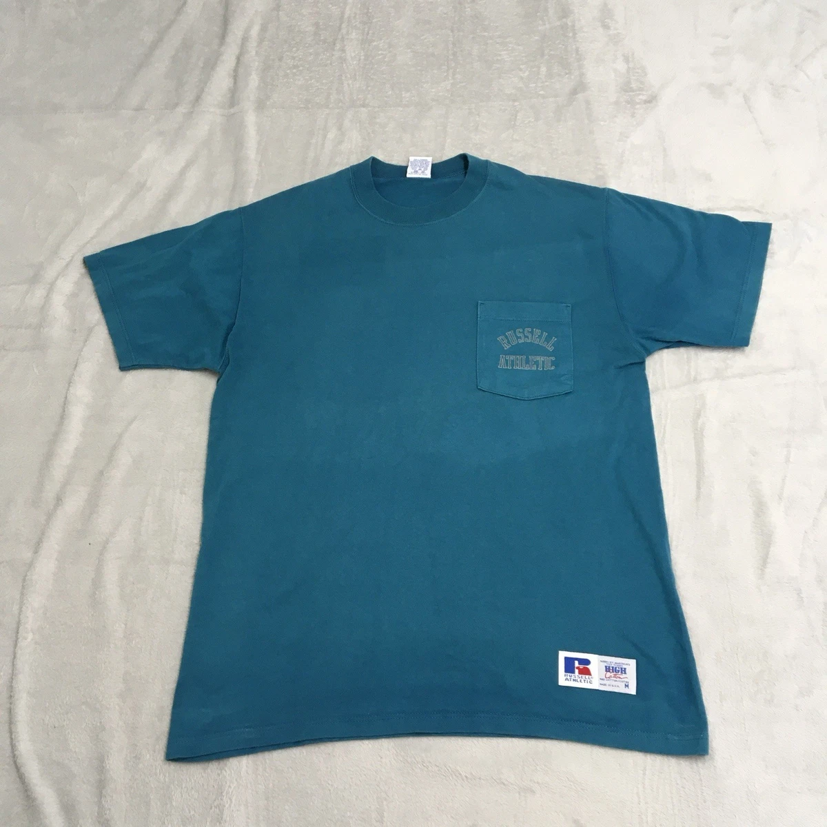 A$AP WORLDWIDE x Russell Athletic Blue Logo T-Shirt