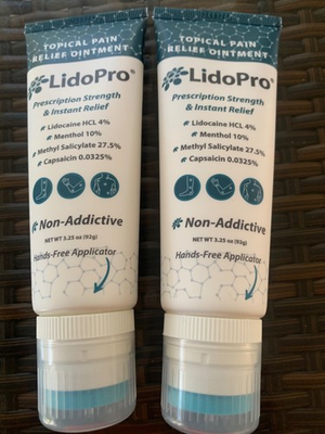 #ad LidoPro Ointment 3.5OZ Topical PAIN RELIEF Tube Free Hand Applicator Exp. 6 27 $79.99